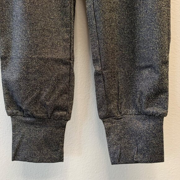 MIA JOY Charlie Joggers Girls 5 5T NEW Black Joyfolie Metallic Sweatpants NWT - Picture 3 of 5